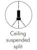 Ceiling Suspended Split