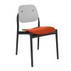 Upholstered Seat / Plastic Back