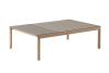 2 Plain 1 Wavy - Taupe/Oak