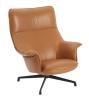 Refine Leather Cognac / Anthracite Black