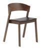 Refine Leather Black / Stained Dark Brown