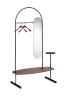 Black Structure, Walnut Shelf and Sahara Noir Marble Tray