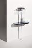 Sahara Marble, Brass and Black Stained Ash