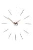 12 Time Signals Chromed and Walnut, Walnut Hands