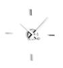 4 Time Signals Chromed / White Steel Hands