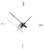 4 Time Signals Chromed and Black Painted, Black Steel Hands