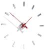12 Time Signals Chromed and Red Painted, Red Steel Hands