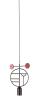 1 Graphite Circle + 1 Stem (Pink & Red Dots)