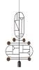 1 Graphite Vertical Oval + 1 Graphite Horizontal Oval + 3 Stem (Walnut Dots)