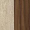 Oak treated with clear oil / Walnut