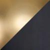 Satin Brass/Matte Black