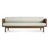 Walnut / Irving Grey Blue Stripe