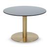 Brass Base with Glass Top