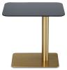 Brass Base with Glass Top