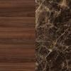 Walnut/Emperador Marble