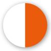 White + Orange Fluo